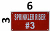 Sign Sprinkler Riser #3