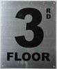 3rd Floor Sign
