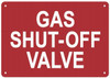 Gas Valve  Signage