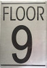 FLOOR NINE 9  Signage -Delicato line
