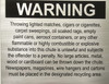 Sign Chute  - Warning - Delicato line