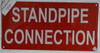 Standpipe Connection Sign(Reflective)