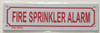 FIRE SPRINKLER ALARM