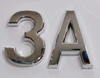 Apartment Number 3A Sign/Mailbox Number Sign, Door Number Sign. Letter C - The Maple line