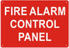 FIRE Alarm Control Panel Sign