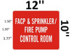FACP & Sprinkler FIRE Pump Control Room