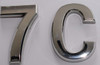 Apartment Number 7C Sign/Mailbox Number Sign, Door Number Sign. - The Maple line