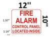 Sign FIRE Alarm Control Panel