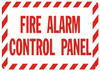 FIRE Alarm Control Panel Sign