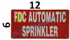 Sign FDC Automatic Sprinkler