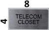 Sign TELECOM CLOSET