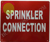 Sprinkler Connection  Signage