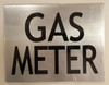 GAS METER  Signage -