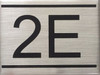 APARTMENT NUMBER SIGN -2E