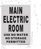 Sign Electric Room