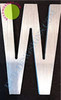 Letter W  Signage