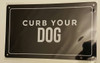 BUILDINGSIGNS.COM Curb Your Dog Sign
