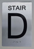 STAIR D  SIGN ada