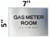 Sign GAS METER  for Building