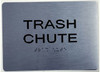 Sign TRASH CHUTE ADA Dob