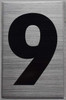 Apartment Number  Signage - Nine (9)