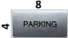 PARKING  Signage- BRAILLE