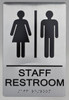 Restroom Sign ADA SIGN - The sensation line