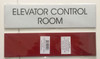 FD SIGN  Elevator CONTROL ROOM