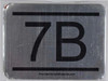 HPD Sign APARTMENT NUMBER  Sign  7B
