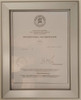 GA Tax Certificate frame