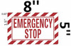 ]FD Sign EMERGENCY STOP