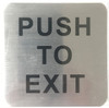 PUSH TO EXIT SIGN