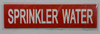 Set of 5 PCS - Sprinkler Water Sign