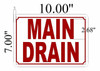 FD Sign MAIN DRAIN