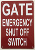 Gate Emergency Shut Off Switch