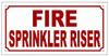 Fire Sprinkler Riser Sign