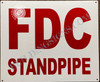 Fdc Standpipe Sign- fire Department Connection Standpipe Sign