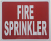 FD Sign FIRE Sprinkler