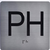 Apartment Number PH Signage with Braille and Raised Number