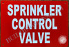 Sprinkler Control Valve  SIGNAGE