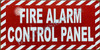 FIRE Alarm Control Panel Sign