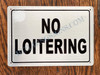 HPD Sign NO Loitering