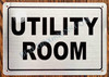 FD Sign Utility Room