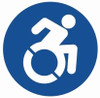 HPD Sign ADA ACCESSIBLE Door Sticker