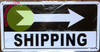 Shipping Right Arrow Signs