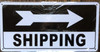 HPD Sign Shipping Right Arrow s