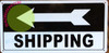 Shipping Left Arrow Signages