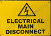 FD Sign Electrical Main Disconnect