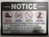 No Storage in Hallway   Signage