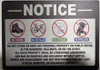 SIGN No Storage in Hallway